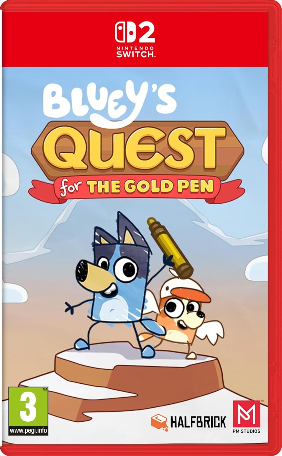 Bluey's Quests for the Gold Pen