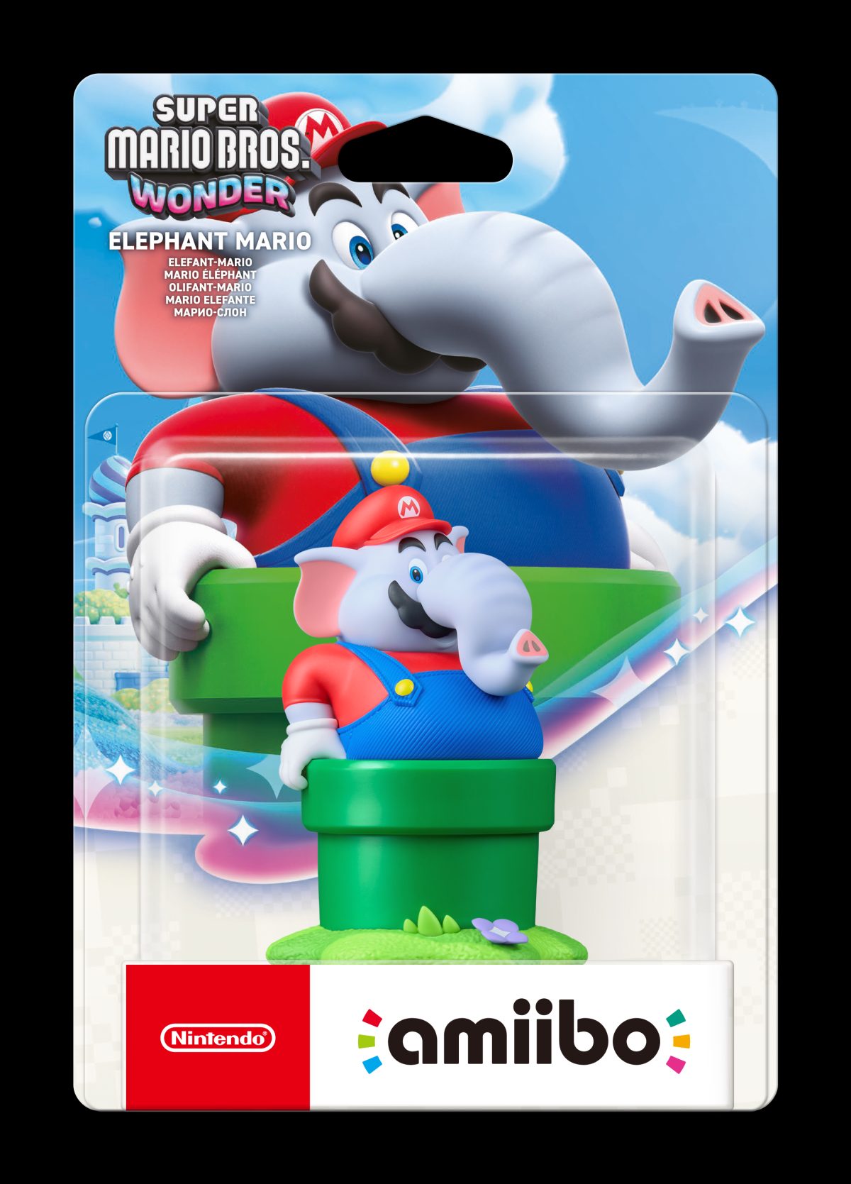 Figurine Amiibo - Collection Super Mario Bros.Wonder - Mario Eléphant