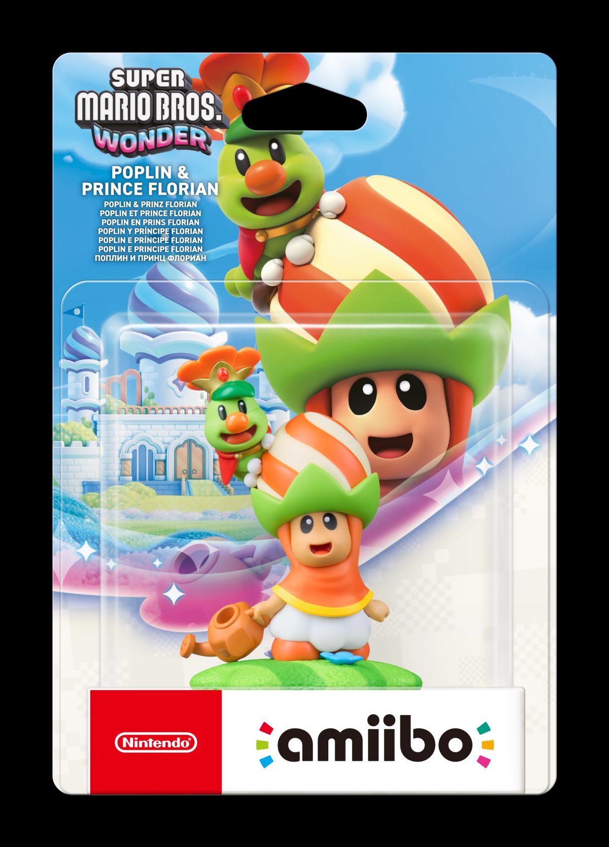 Figurine amiibo Collection Super Mario Bros.Wonder - Poplin et Prince Florian