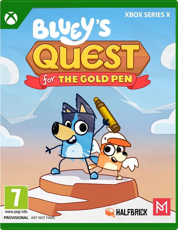 Bluey's Quests for the Gold Pen