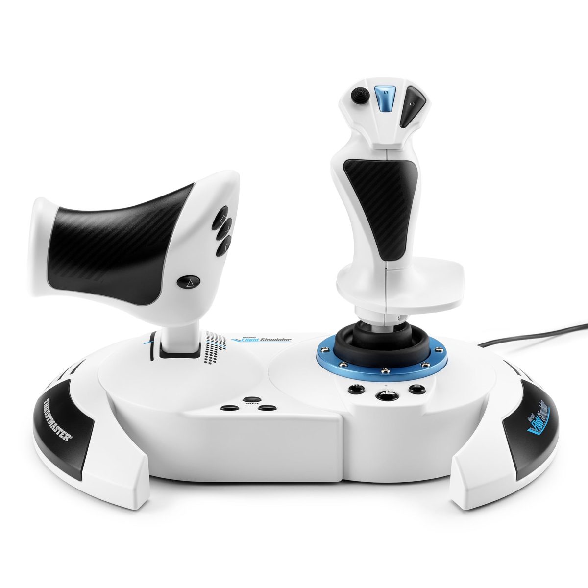 Joystick Thrust T-Flight HOTAS 5 Thrustmaster - Microsoft Flight Simulator - pour et PC - Blanc - PS5 - Standard