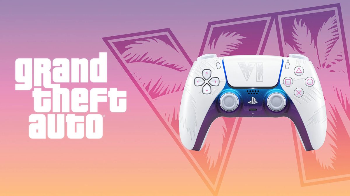 Manette PS5 Dualsense édition limitée GTA 6 Blanche