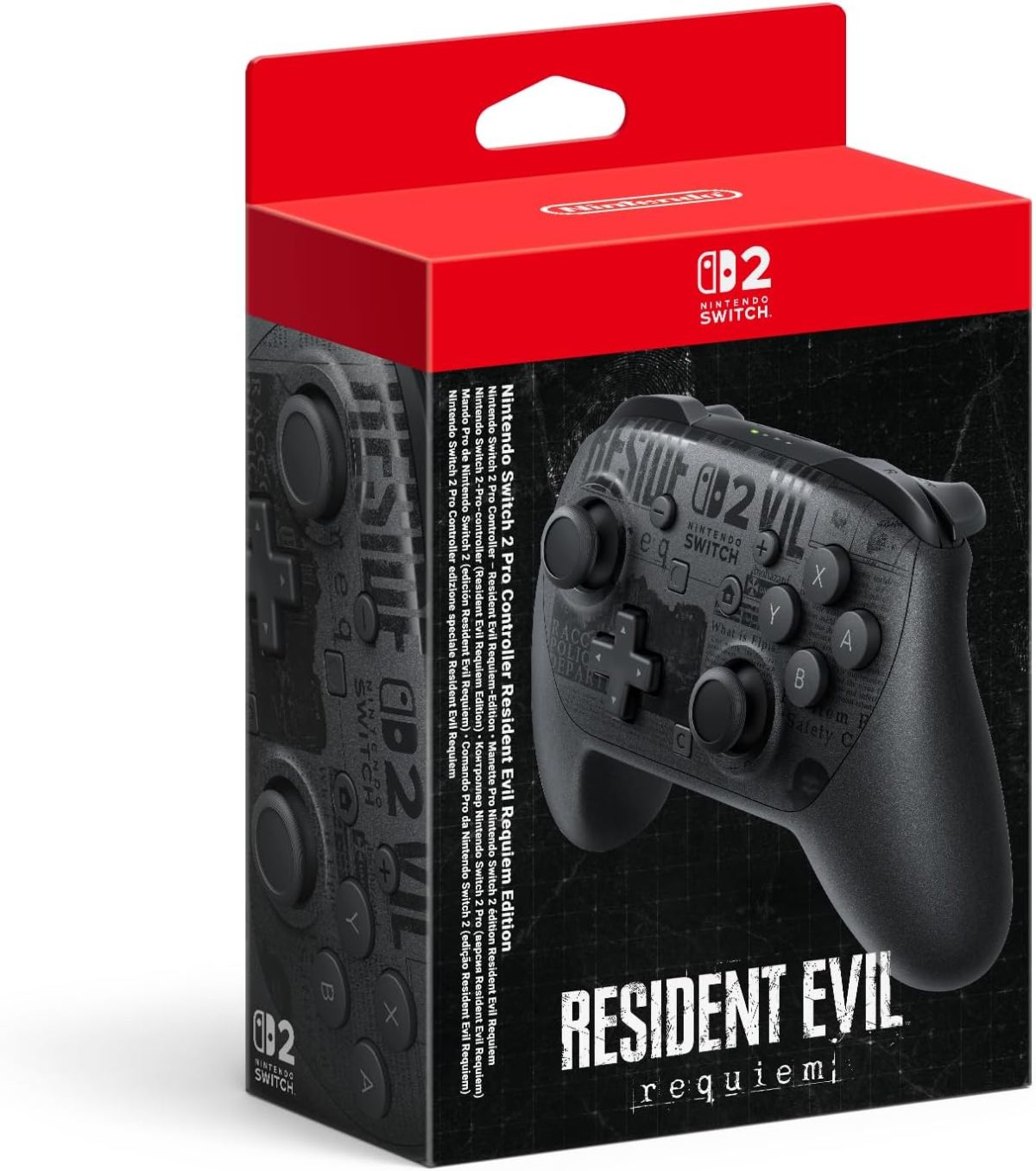 Manette Pro Controller Nintendo Switch 2 - Nintendo Switch 2 - Edition Resident Evil Requiem